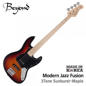 Beyond 비욘드 베이스기타 Modern Jazz Bass FUSION 3-Tone Sunburst (M)뮤직메카